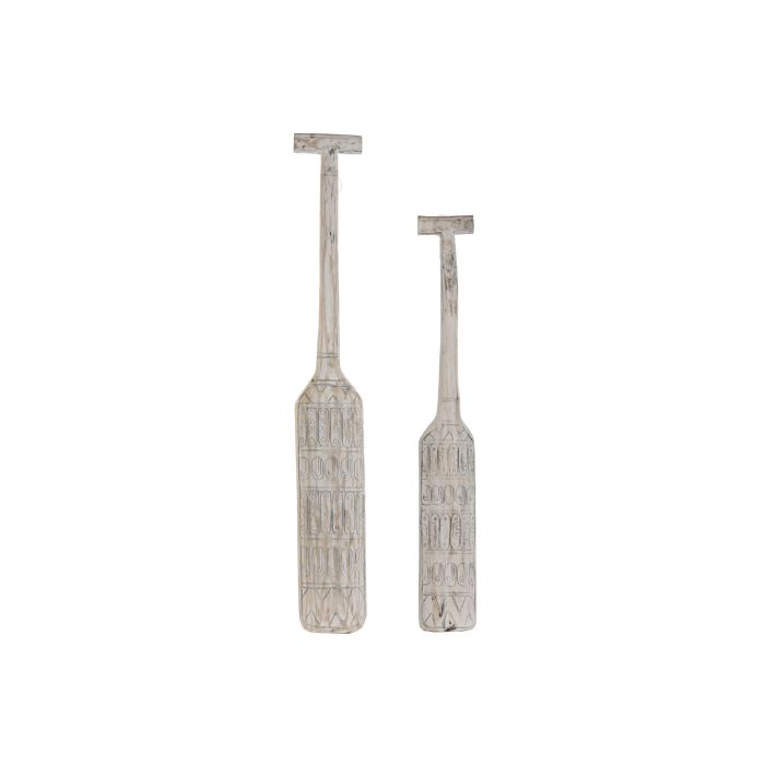 Decoracion Pared Mediterraneo DKD Home Decor Blanco 4 x 120 x 14 cm Set de 2 (2 Unidades) Decoracion Pared Mediterraneo DKD Home Decor Blanco 4 x 120 x 14 cm Set de 2 (2 Unidades)