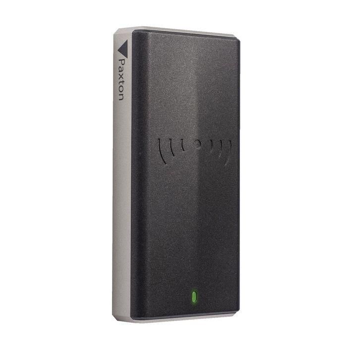 Paxton Paxton10 Lector de Proximidad Multi-Formato IP67 IK10 para Exterior, Montaje Superficie Fino, Compatible con Móviles y Bluetooth Smart Credential