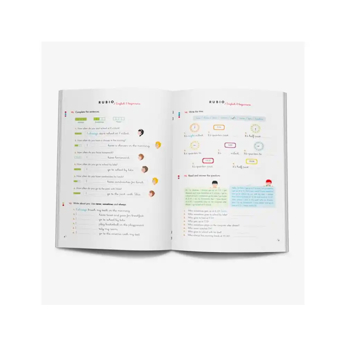 Rubio Cuaderno English 8 Years Beginners, 3º Primaria, Inteligencias Múltiples, Phonics 2