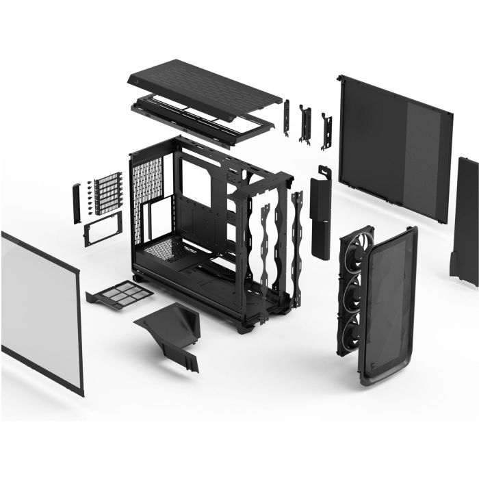 Fractal Design Meshify 3 XL Midi Tower ATX/EATX Negro RGB Vidrio Templado Light Tint para Gaming 5