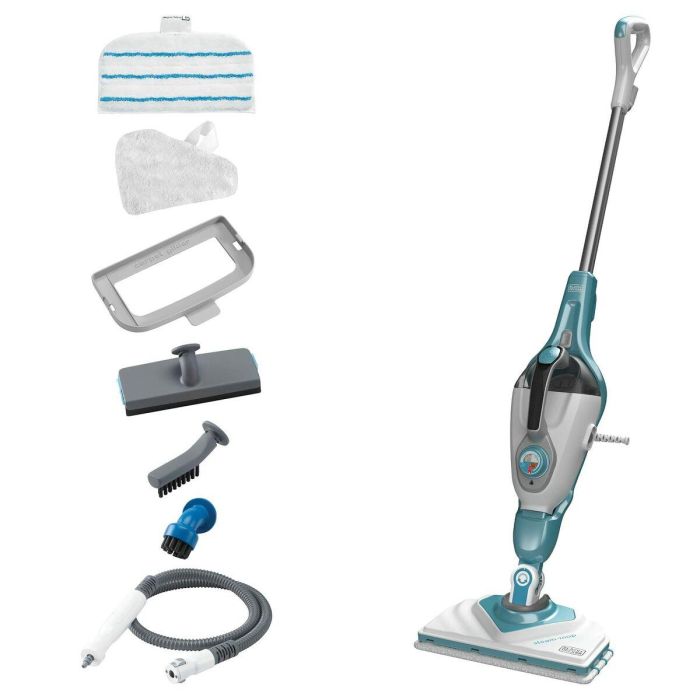 Black + Decker BHSM168U -QS - Escoba de vapor inalámbrico - Multifunción - 7 Accesorios - 1600W 1 Black + Decker BHSM168U -QS - Escoba de vapor inalámbrico - Multifunción - 7 Accesorios - 1600W 1
