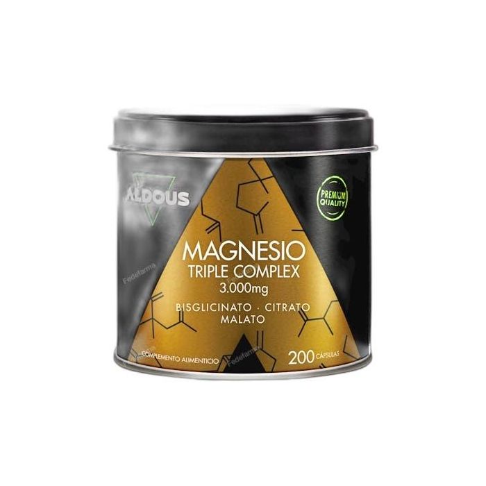 Aldous Bio Magnesio Complex Triple 3000Mg 200 Cápsulas Aldous Bio Magnesio Complex Triple 3000Mg 200 Cápsulas