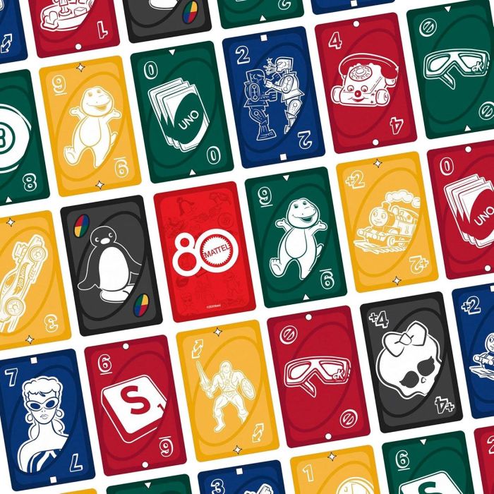 UNO JGK30 Juego del Uno Rubí 80 Aniversario Edición Especial Español, Francés, Alemán, Portugués, Inglés 4