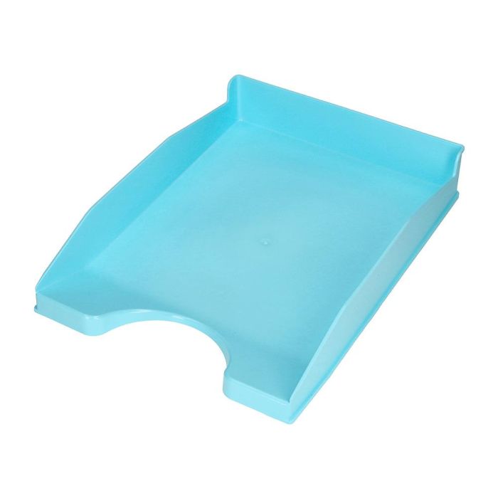 Bandeja Sobremesa Plastico Q-Connect Celeste Opaco 240x70x340 mm