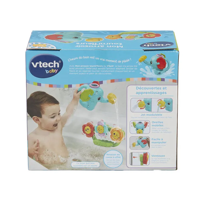 Vtech Baby Regadera Girosa Mi Flor - Juguete de Baño Educativo Multicolor - VT3417765791055