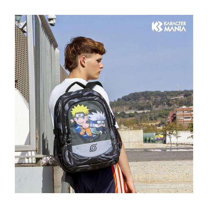 Karactermania Mochila Naruto Run. Plus FAN Kid 44x34x21 cm Ripstop Gran Capacidad 3 Compartimentos Puerto USB 4 Karactermania Mochila Naruto Run. Plus FAN Kid 44x34x21 cm Ripstop Gran Capacidad 3 Compartimentos Puerto USB 4