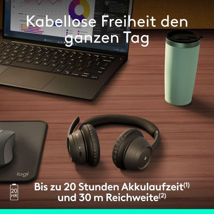 Logitech Zone 305 Auriculares Inalámbricos Diadema Negro 10 Logitech Zone 305 Auriculares Inalámbricos Diadema Negro 10
