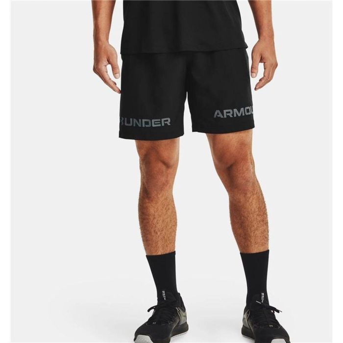 Pantalón Corto Deportivo Under Armour Woven Graphic WM Negro Hombre 4