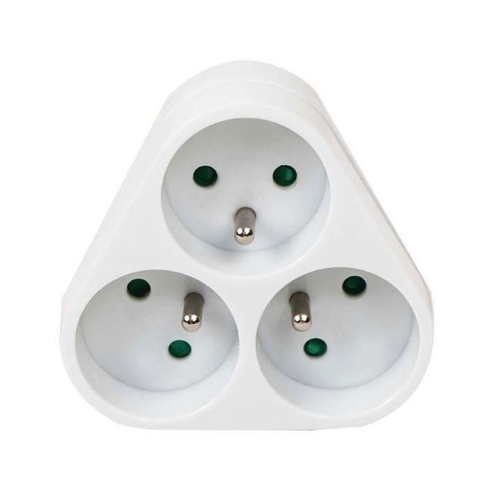 Triplite - GAO - 3x16A - Triángulo, blanco, compatible con NF Triplite - GAO - 3x16A - Triángulo, blanco, compatible con NF