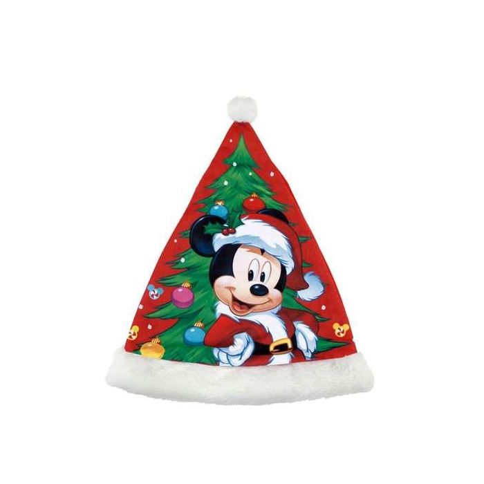 Gorro de Papá Noel Mickey Mouse Happy smiles Infantil 37 cm Gorro de Papá Noel Mickey Mouse Happy smiles Infantil 37 cm