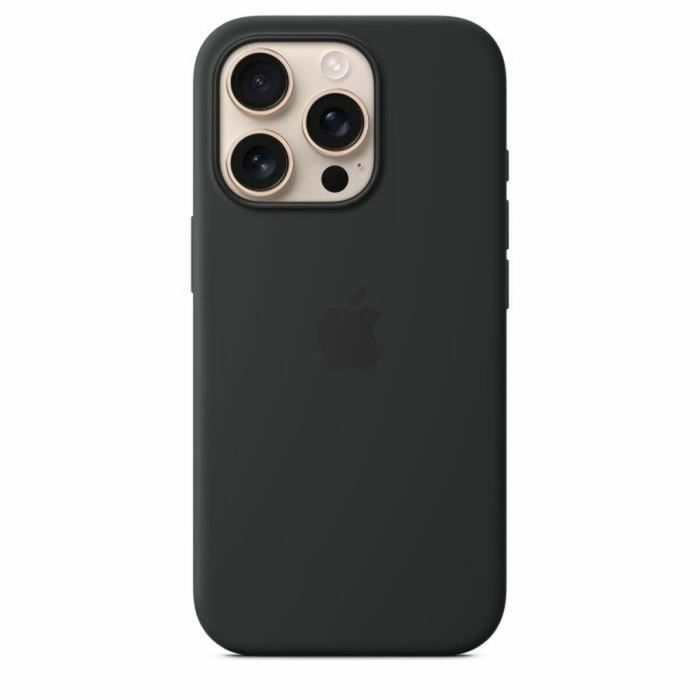 Apple iPhone 16 Pro Funda de silicona con MagSafe Negro 5 Apple iPhone 16 Pro Funda de silicona con MagSafe Negro 5