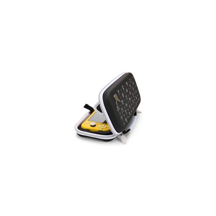 Power A 1522749-01 Estuche Protector Compacto para Nintendo Switch OLED, Switch y Switch Lite Pikachu Negro/Plata 6