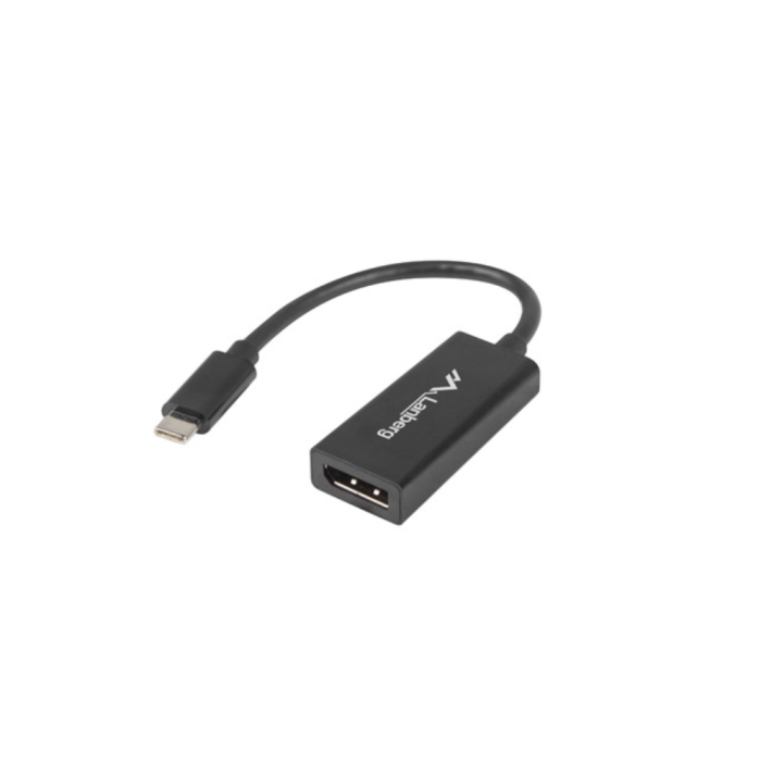 Lanberg AD-UC-DP-01 adaptador de cable de vídeo 0,15 m USB Tipo C DisplayPort Negro Lanberg AD-UC-DP-01 adaptador de cable de vídeo 0,15 m USB Tipo C DisplayPort Negro