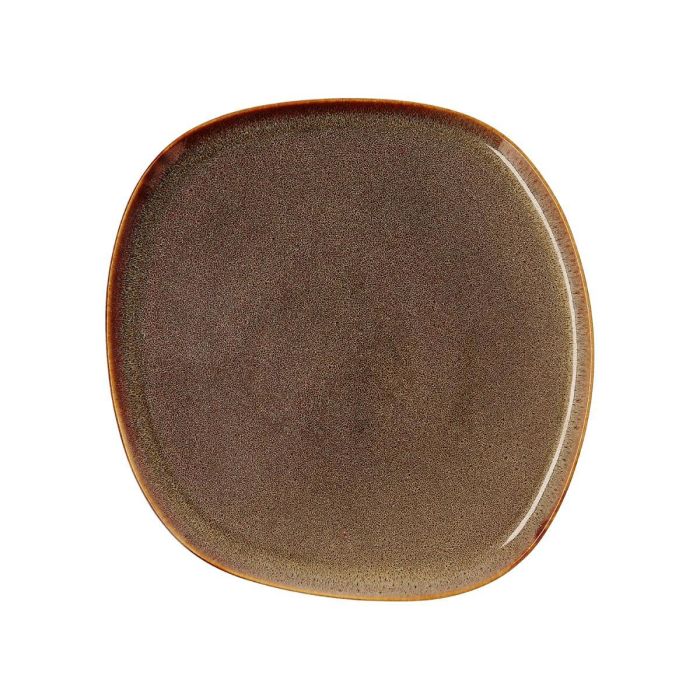 Bidasoa Plato Llano Cerámico Ikonic Marrón 4 Unidades 26,5x25,7x1.5 cm con Brillo y Relieves Orgánicos, Apto Lavavajillas y Microondas 0 Bidasoa Plato Llano Cerámico Ikonic Marrón 4 Unidades 26,5x25,7x1.5 cm con Brillo y Relieves Orgánicos, Apto Lavavajillas y Microondas 0
