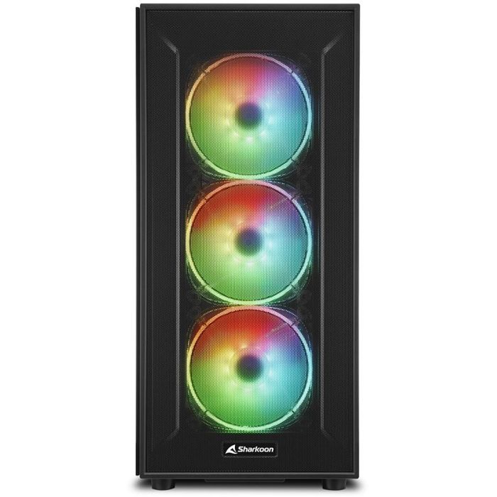 Sharkoon TG6M RGB ATX 1xGlas Black 1 Sharkoon TG6M RGB ATX 1xGlas Black 1