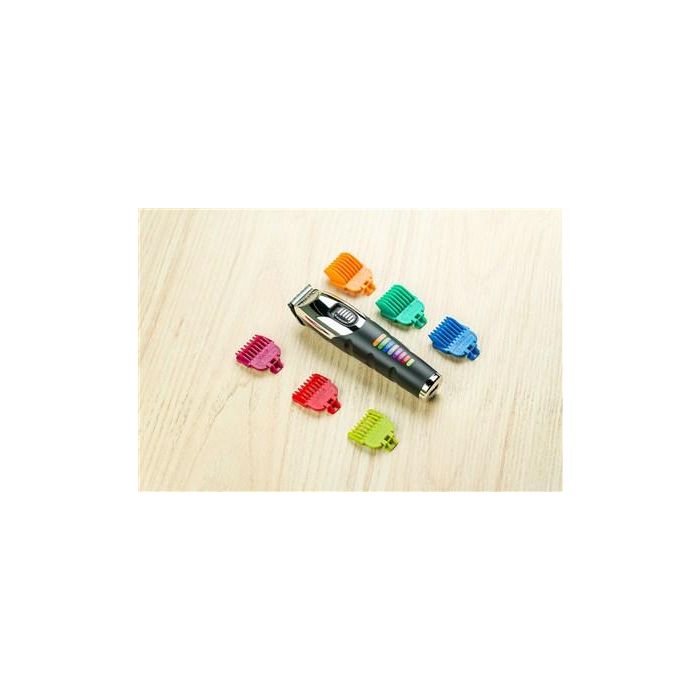Wahl 09893-0443 Cortabarbas Color Trim con Batería de Litio y 8 Peines Guía 10 Wahl 09893-0443 Cortabarbas Color Trim con Batería de Litio y 8 Peines Guía 10