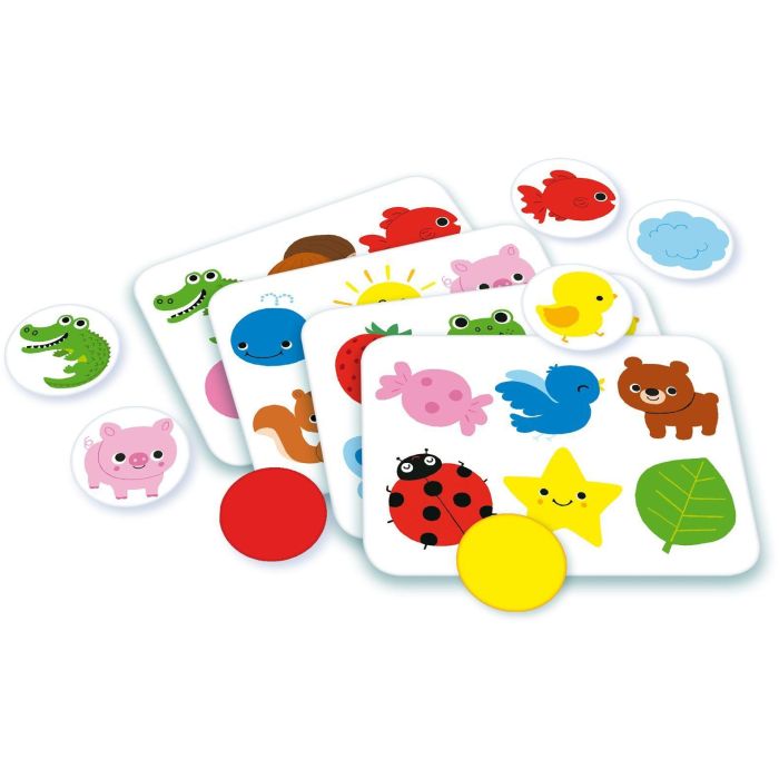 Nathan Little School Colores y formas - 6 juegos de asociación progresivos para aprender formas y colores, +2 años 2