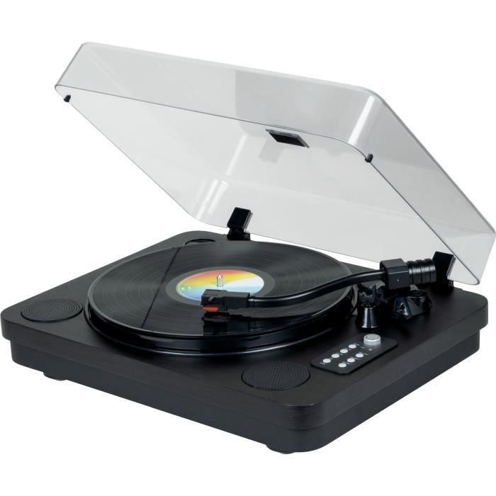 Tocadiscos de vinilo Bluetooth - THOMSON - TT650BT - Grabación USB - 2 altavoces - Negro 2 Tocadiscos de vinilo Bluetooth - THOMSON - TT650BT - Grabación USB - 2 altavoces - Negro 2