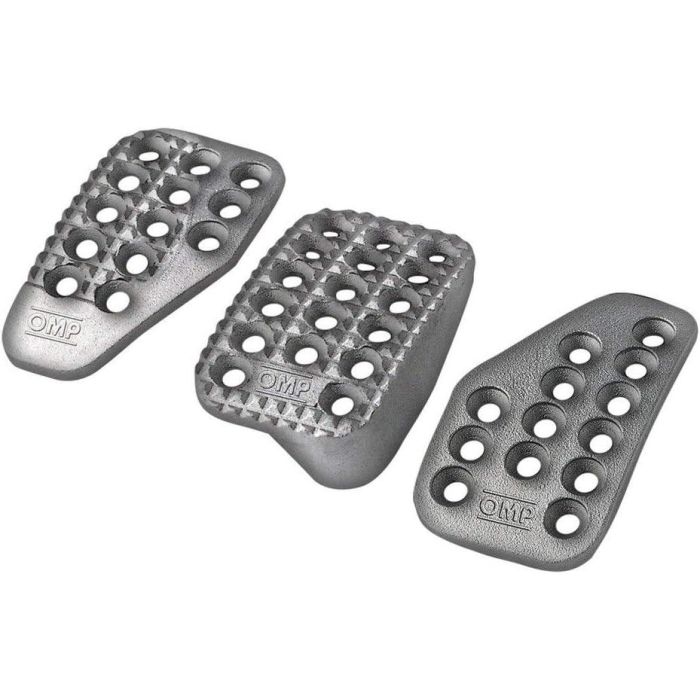 Omp Juego 3 Pedales OMPOA0-1000-003 Aluminio Universal Acelerador Freno 1 Omp Juego 3 Pedales OMPOA0-1000-003 Aluminio Universal Acelerador Freno 1