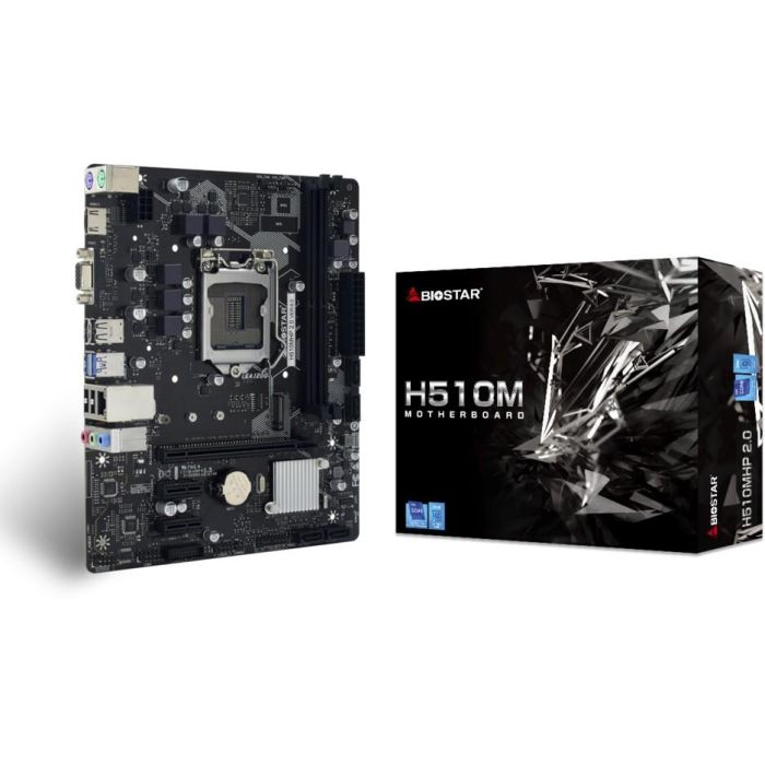 Biostar H510MHP 2.0 Placa Base Micro ATX LGA1200 Intel H510 4 Biostar H510MHP 2.0 Placa Base Micro ATX LGA1200 Intel H510 4