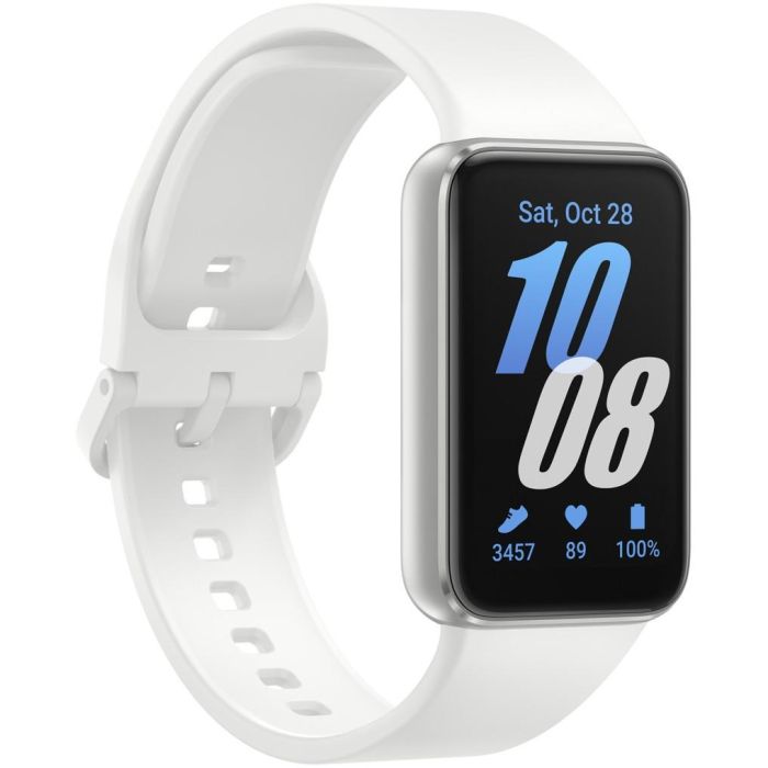Samsung Galaxy Fit3 Plata - Pulsera Actividad AMOLED 1.6" Táctil, Monitor Frecuencia Cardíaca, 18.5g 2 Samsung Galaxy Fit3 Plata - Pulsera Actividad AMOLED 1.6" Táctil, Monitor Frecuencia Cardíaca, 18.5g 2