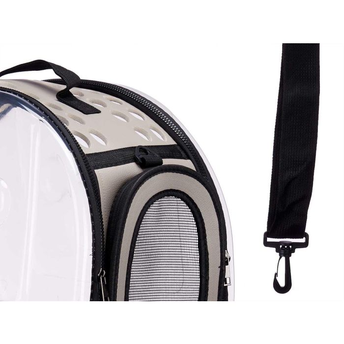 Transportin Transparente Gris Grande Mascow 43X33CM (4 Unidades) 3 Transportin Transparente Gris Grande Mascow 43X33CM (4 Unidades) 3