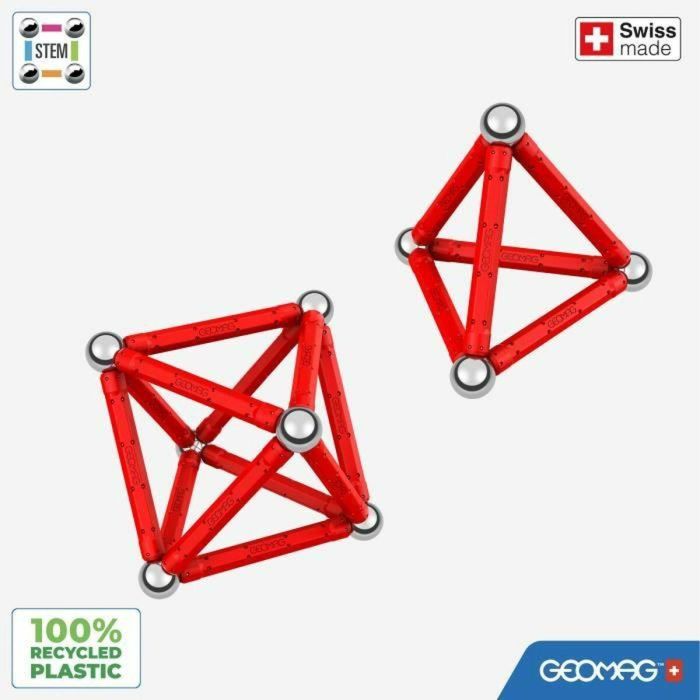 Geomag GEO0871772002819 Juego de Construcción Magnético Geometría Magnética Reciclada Clásica 24 Piezas 3D Educativo 3 Geomag GEO0871772002819 Juego de Construcción Magnético Geometría Magnética Reciclada Clásica 24 Piezas 3D Educativo 3
