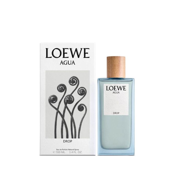 Loewe Agua Drop Eau de Parfum para Mujer 100 ml - Fresca Floral con Notas Afrutadas, Amaderadas y Ambarinas. Aroma inspirado en jara silvestre. 1