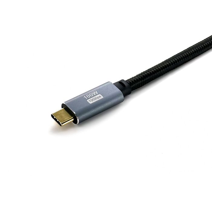 EQUIP 128357 Cable USB-C 3.2 Gen 2 Macho a Macho 2m 100W 4K/60Hz Negro 3