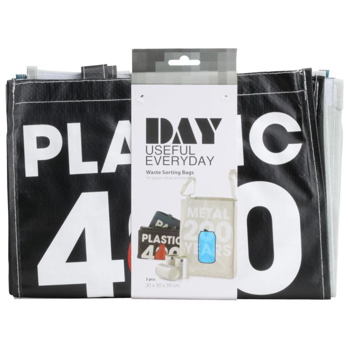 Day Juego de 3 Bolsas para Reciclar con Asas y Velcro 6 Day Juego de 3 Bolsas para Reciclar con Asas y Velcro 6