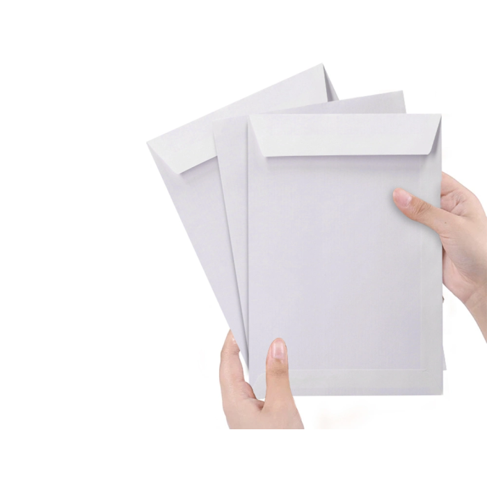 Liderpapel Bolsa N.15 Blanco B5 176x250 mm Tira de Silicona Caja 500 Unidades 10