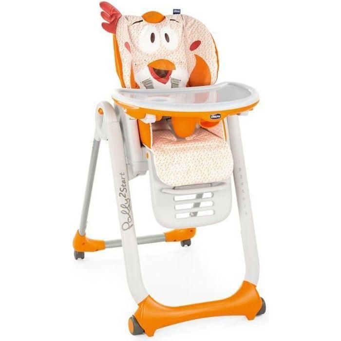 Trona CHICCO Polly 2 Start - 4 ruedas pollo elegante Trona CHICCO Polly 2 Start - 4 ruedas pollo elegante