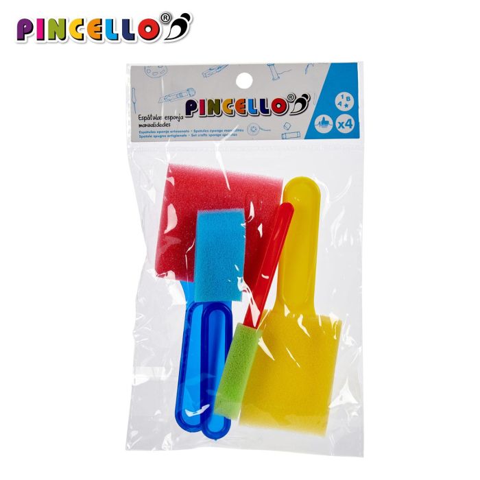 Juego 4 Estapulas Esponja Manualidades Pincello 13X2CM (36 Unidades) 1 Juego 4 Estapulas Esponja Manualidades Pincello 13X2CM (36 Unidades) 1