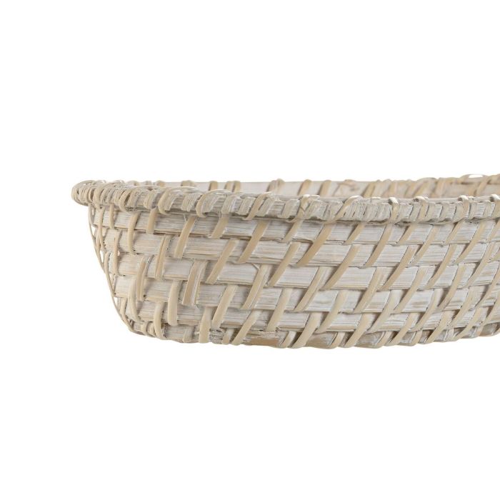 Cesta Balines DKD Home Decor Blanco Natural 22 x 7 x 29 cm Set de 2 1 Cesta Balines DKD Home Decor Blanco Natural 22 x 7 x 29 cm Set de 2 1