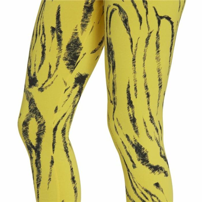 Mallas Deportivas de Mujer Adidas Future Icons Animal-Print Amarillo 1 Mallas Deportivas de Mujer Adidas Future Icons Animal-Print Amarillo 1