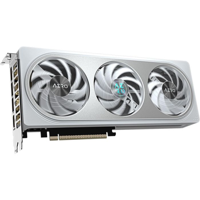 GIGABYTE GV-N506TAERO OC-8GD Tarjeta Gráfica GeForce RTX 5060 Ti AERO OC 8GB GDDR7 PCI-E 5.0 WINDFORCE 3X Blanca 2