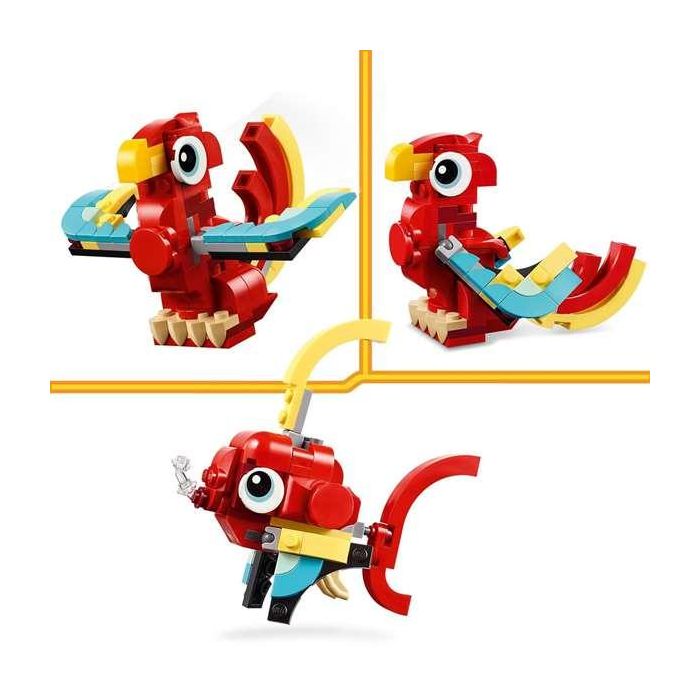 Juego de construccion dragón rojo lego creator 4 Juego de construccion dragón rojo lego creator 4