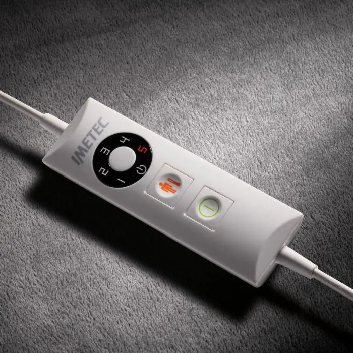 Imetec IME8007403167875 Cojín Calefactor Cervical Tejido Hipoalergénico 5 Temperaturas Lavable a Máquina 2