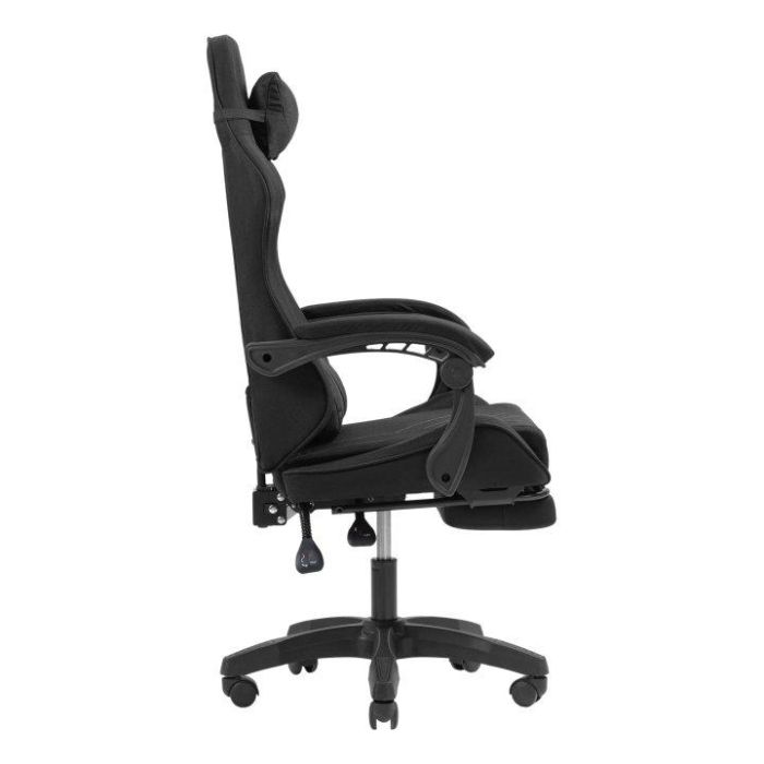 Mars Gaming Silla Gamer Ergonómica Reclinable MGCXFGRB con Reposapiés y Reposabrazos Ajustables, Negra