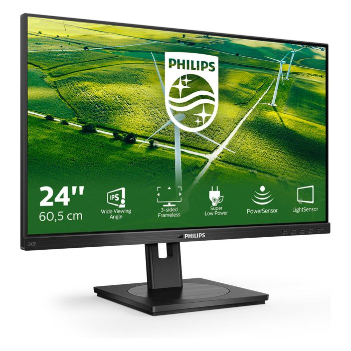 Philips Monitor 242B1G 23.8" Full HD IPS 4ms HDMI DVI DP USB Negro 1