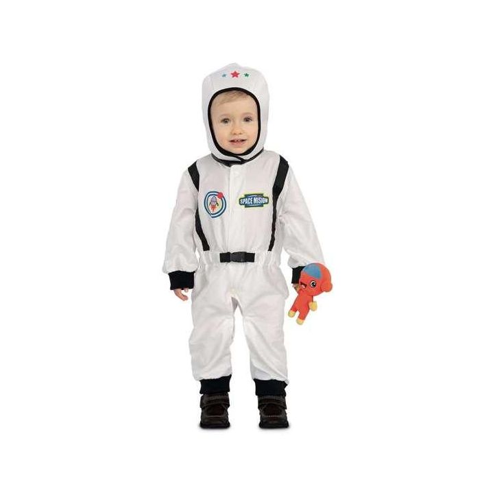 Disfraz bebe astronauta con alien 0-6 meses (mono, gorro y peluche) 1 Disfraz bebe astronauta con alien 0-6 meses (mono, gorro y peluche) 1