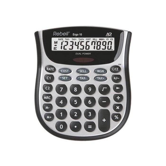 Calculadora Sobremesa Rebell 10 Digitos Ergo 10
