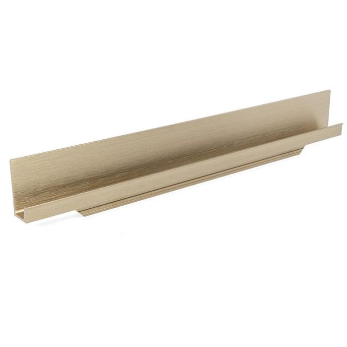 Tirador Aluminio Modelo Jey Acabado Latón Cava Cepillado Largo Long. 997Mm. Viefe Tirador Aluminio Modelo Jey Acabado Latón Cava Cepillado Largo Long. 997Mm. Viefe