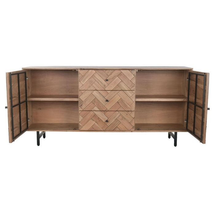 Aparador Home ESPRIT Metal Acacia 170 x 40 x 80 cm 9