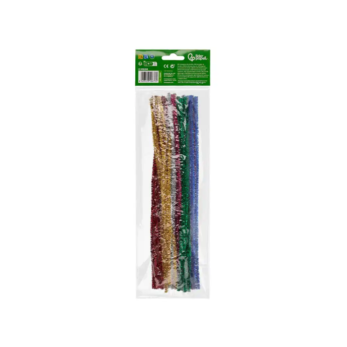 Liderpapel Limpiapipas de Chenilla 30 cm Colores Brillantes Surtidos Bolsa 30 Unidades 2