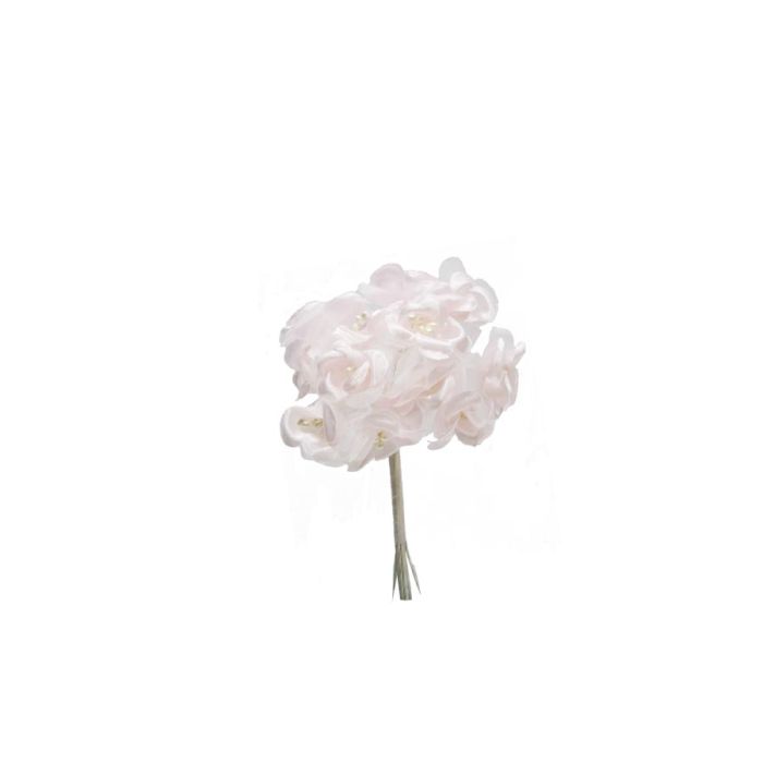 Bolsa 12 Mini Flores Pomos Perla Rosa