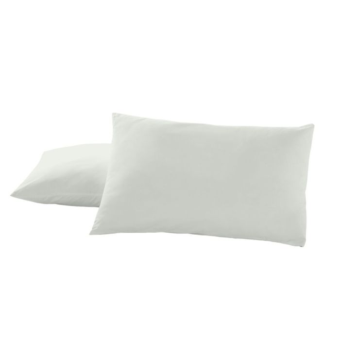 Funda de almohada Alexandra House Living Blanco 50 x 80 cm (2 Unidades) 4