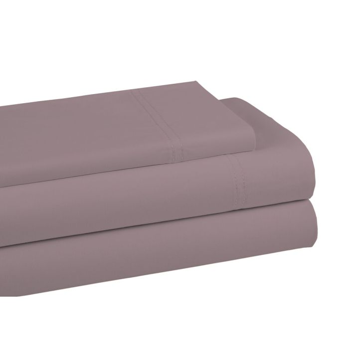 Juego de Sábanas Alexandra House Living QUTUN Morado Cama de 105 3 Piezas