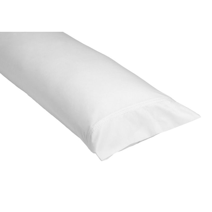 Funda de almohada Alexandra House Living QUTUN Blanco 45 x 125 cm