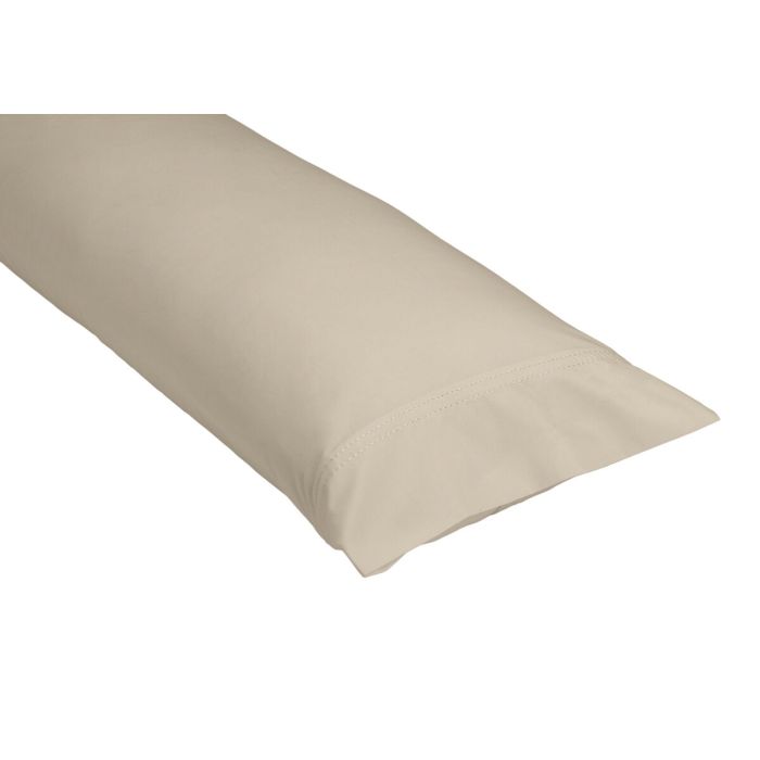 Funda de almohada Alexandra House Living QUTUN Taupé 45 x 170 cm